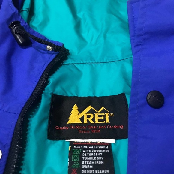REI Blue Outdoor Gore-Tex Jacket - Picture 4 of 6